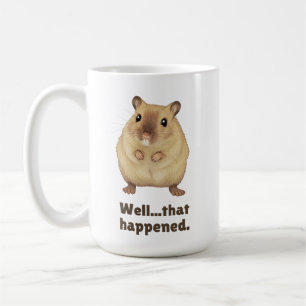 Mug Moment gênant d'un hamster mignon - Humour