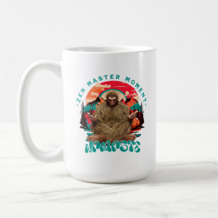 Mug Moment maître zen - Namaste Funny Bigfoot