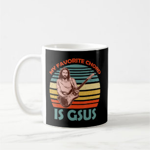 Mug Mon accord préféré est Gsus Jesus Guitarist Guitar