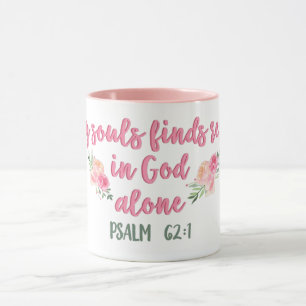 Mug Mon âme trouve le repos en Dieu seul // Verse de l