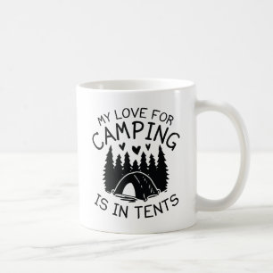 Mug Mon amour pour le camping