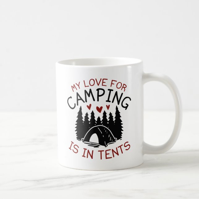 Mug Mon Amour Pour Le Camping (Droite)
