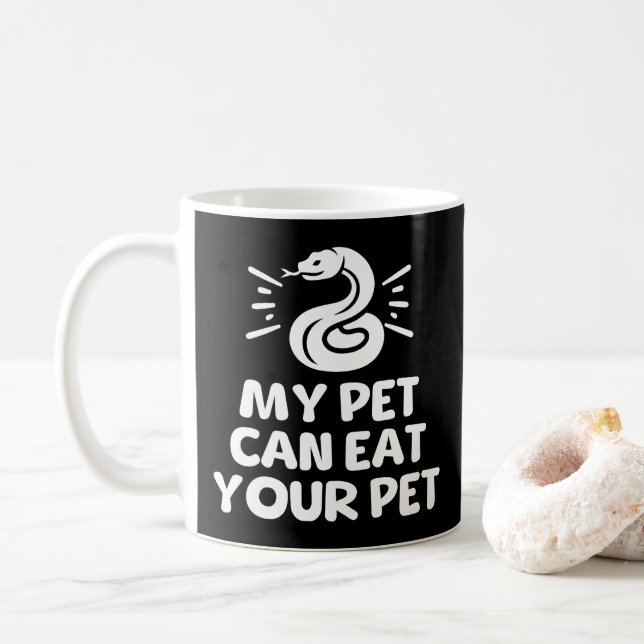 Mug Mon Animal De Compagnie Peut Manger Votre Animal D (Avec donut)