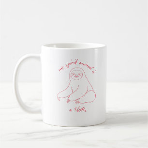 Mug Mon Animal Spirit Est Un Confort Drôle
