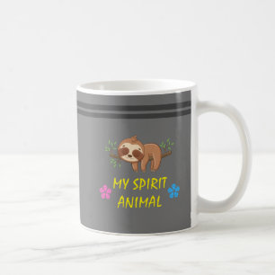 Mug Mon animal spirituel Paresseux mignon endormi