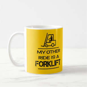 Mug Mon autre trajet est un chariot élévateur à fou
