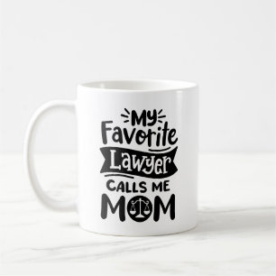 Mug "Mon avocat préféré m'appelle maman" Fête des Mère