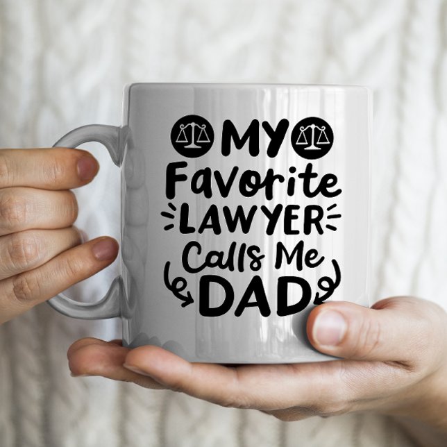 Mug Mon avocat préféré m'appelle papa (Créateur téléchargé)