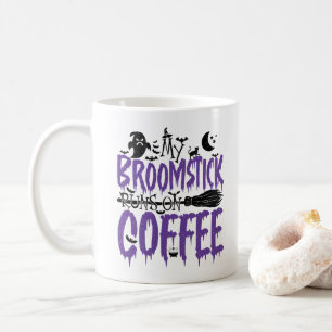 Mug Mon balai tourne au café addict Halloween Cool