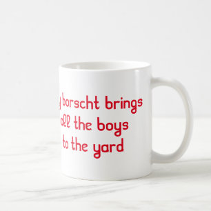 Mug Mon Borscht amène tous les garçons à la grenoui