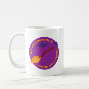 Mug Mon Broomstick Fonctionne Sur Café
