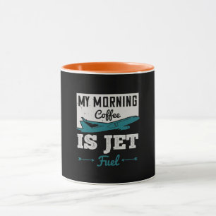 Mug Mon café du matin est Jet Fuel.