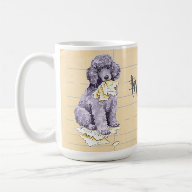 Mug Mon caniche a mangé mes devoirs (Gauche)