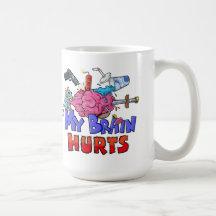 Mon cerveau fait mal à l'Humour foncé