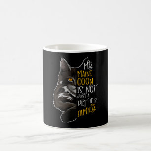 Mug Mon chat en coton Maine est une famille