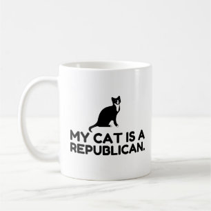 Mug Mon Chat Est Républicain