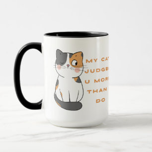 Mug Mon chat vous juge plus que moi