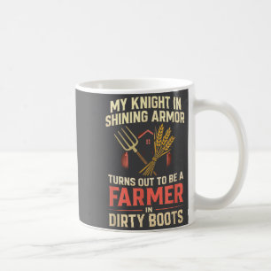 Mug Mon Chevalier En Blague Brillante Femme Agricultri