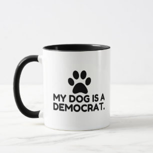 Mug Mon Chien Est Démocrate
