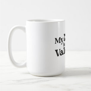 Mug Mon chien est ma Saint-Valentin - Cœurs et pour le
