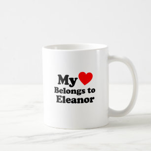 Mug Mon coeur appartient à Eleanor
