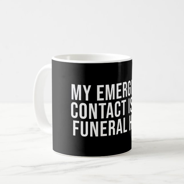 Mug Mon contact d'urgence (Devant gauche)