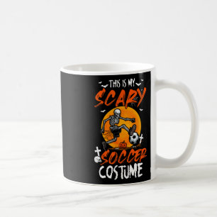 Mug Mon costume de football squelette effrayant pour H