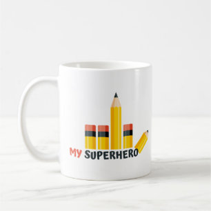 Mug Mon crayon super-héros