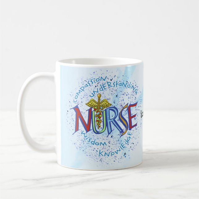Mug Mon credo d'infirmière  (Gauche)