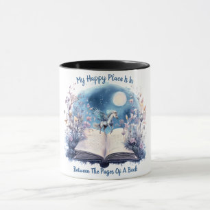Mug Mon Endroit Heureux Est Entre Les Pages D'Un Livre