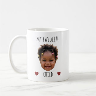 Mug Mon enfant préféré Photo personnalisée de visage
