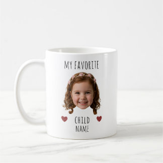 Mug Mon enfant préféré Photo personnalisée de visage &