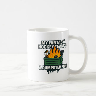 Mug Mon équipe de hockey fantastique est un feu de pou