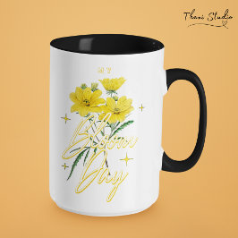 Mug Mon Fête de Fleur Nom Personnalisé Femme Inspirati