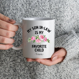 Mug Mon Fils En Droit est Mon Enfant Favori Mère En Dr