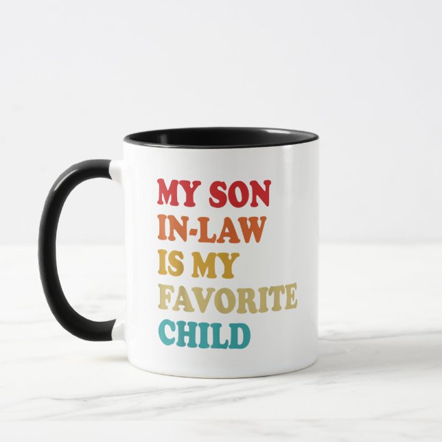 Mug Mon Fils En Droit Est Mon Enfant Préféré (Gauche)