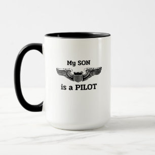 Mug Mon fils est pilote