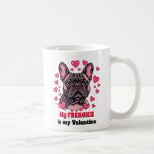 Mon Frenchie est mon chien de la Saint-Valentin Mi