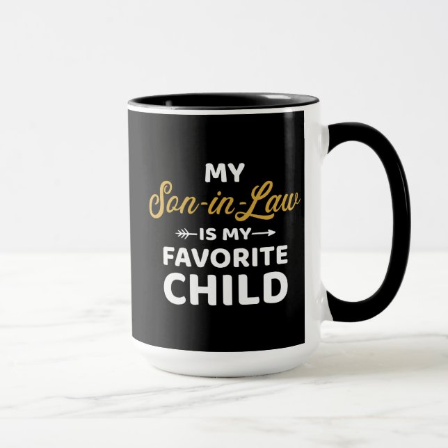 Mug Mon gendre est l'enfant préféré de la belle-mère (Droite)