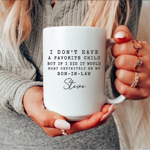 Mug Mon Gendre Est Mon Enfant Préféré Maman et Papa Gi