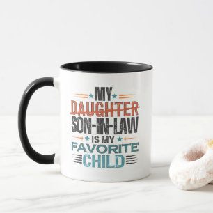 Mug Mon gendre est mon enfant préféré, remplaçant de l