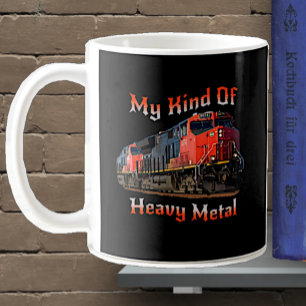 Mug Mon genre de train de locomotives diesel en métal 