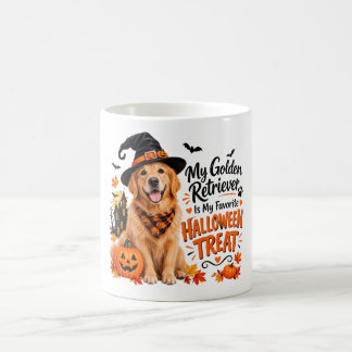 Mug Mon Golden Retriever est mon trésor de HALLOWEEN p