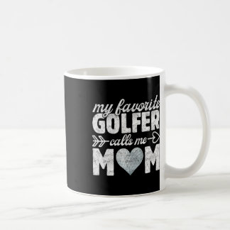 Mug Mon golfeur préféré m'appelle maman drôle golf mam