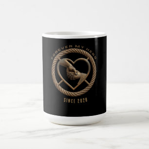 Mug Mon héros personnalisé pour toujours Cœur Parent E