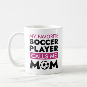 Mug Mon Joueur De Football Favori M'Appelle Maman