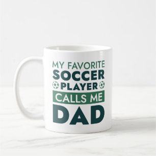 Mug Mon Joueur De Football Favori M'Appelle Papa