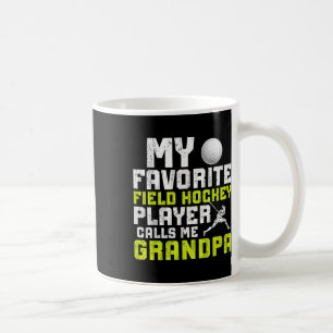 Mug Mon joueur de hockey sur gazon préféré Grand-père