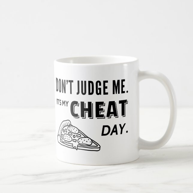 Mug Mon jour de fraude mangent l'humour de régime de (Droite)