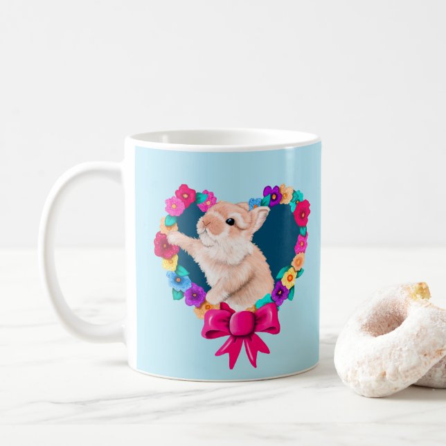 Mug Mon lapin Valentine (Avec donut)